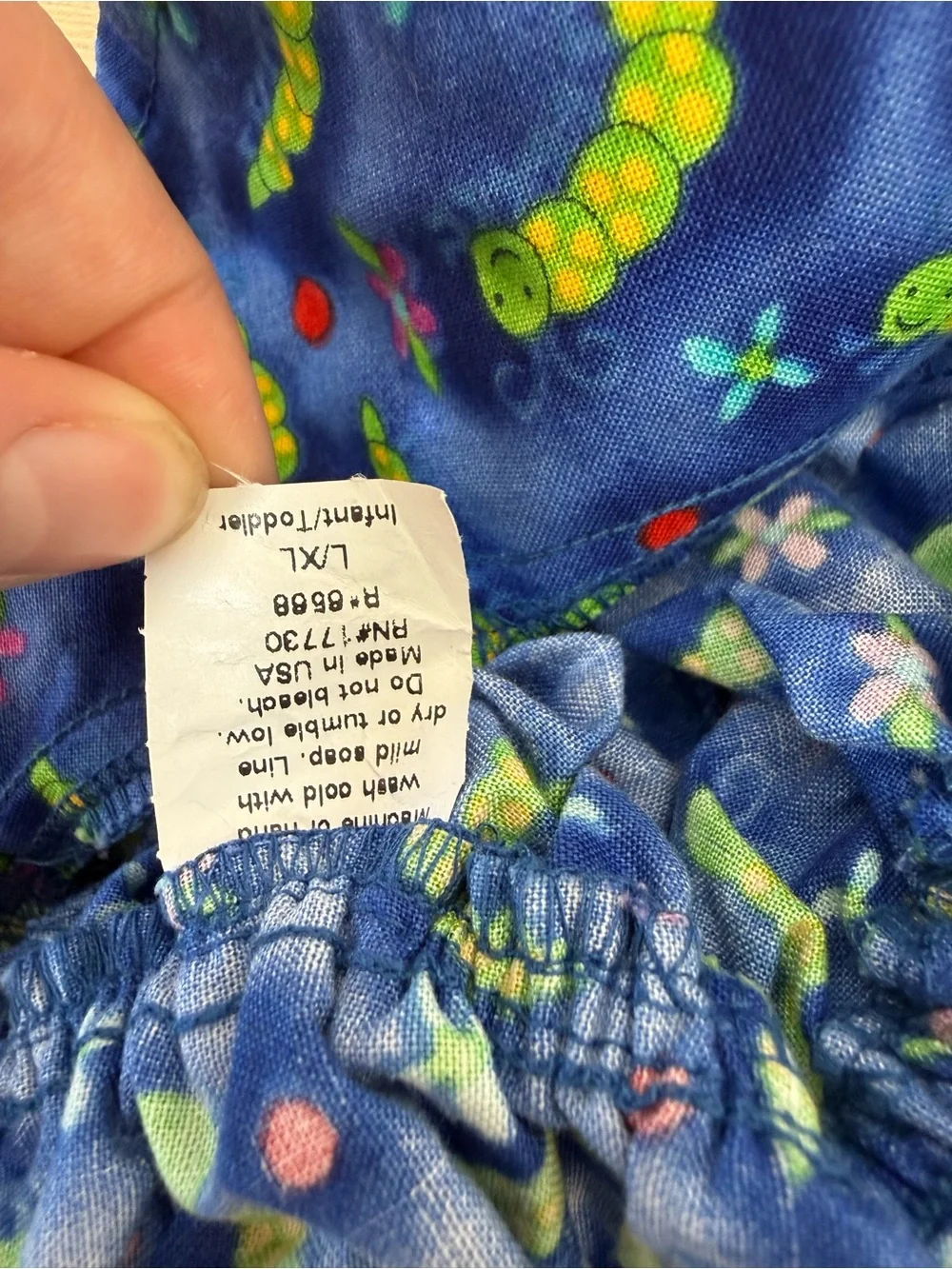 Unbranded Vintage Caterpillar Print Infant Toddler Sun Hat Bucket Hat
